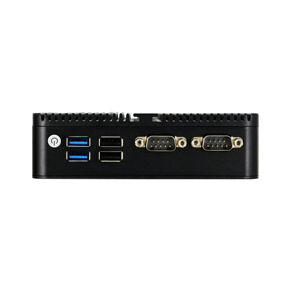 Thin Client Micro Nettop HTPC Intel N100 H8111 12V 3 Display 2 RJ45 2 RS232 COM Watchdog School Office Compact Fanless PC