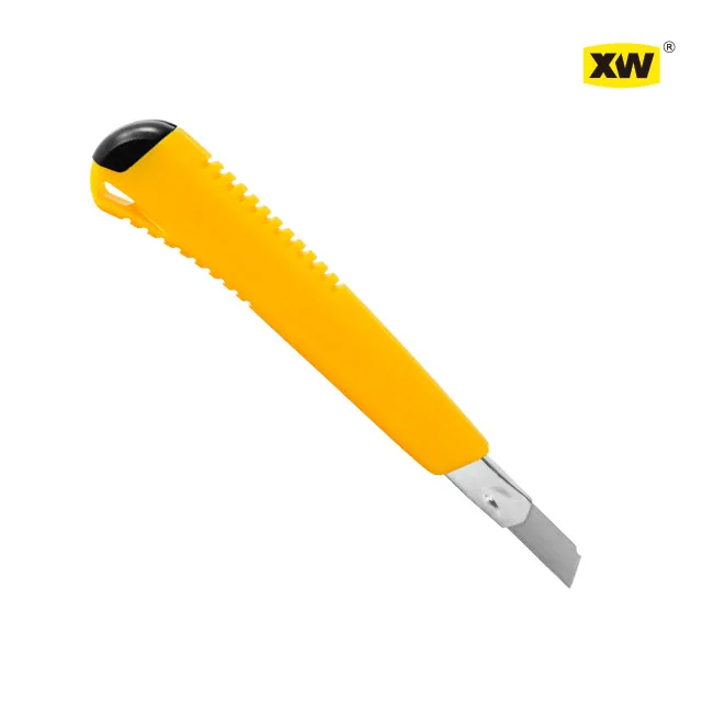 Auto lock  9mm blade plastic handle abs paper snap off knife