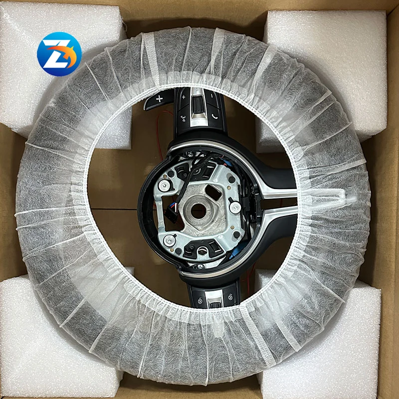 Черный автомобильный кожаный руль для BMW 1 3 5 7 серии X5 F15 E70 X6 F16 E71 X1