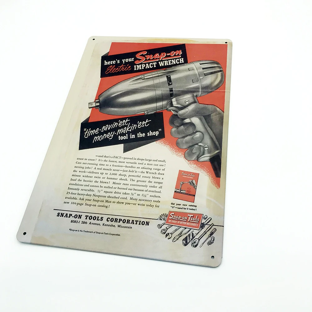 
factory direct wholesale vintage tin metal sign 