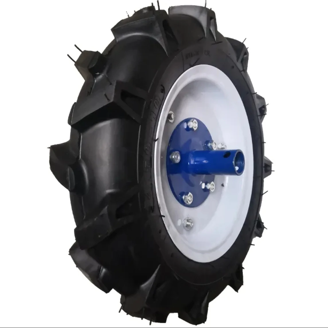 OEM Customizable Four-Wheel Agriculture Tractor Tires Various 4.00-10 Solid Rubber Wheels Complex Roads Hand Carts Trolleys
