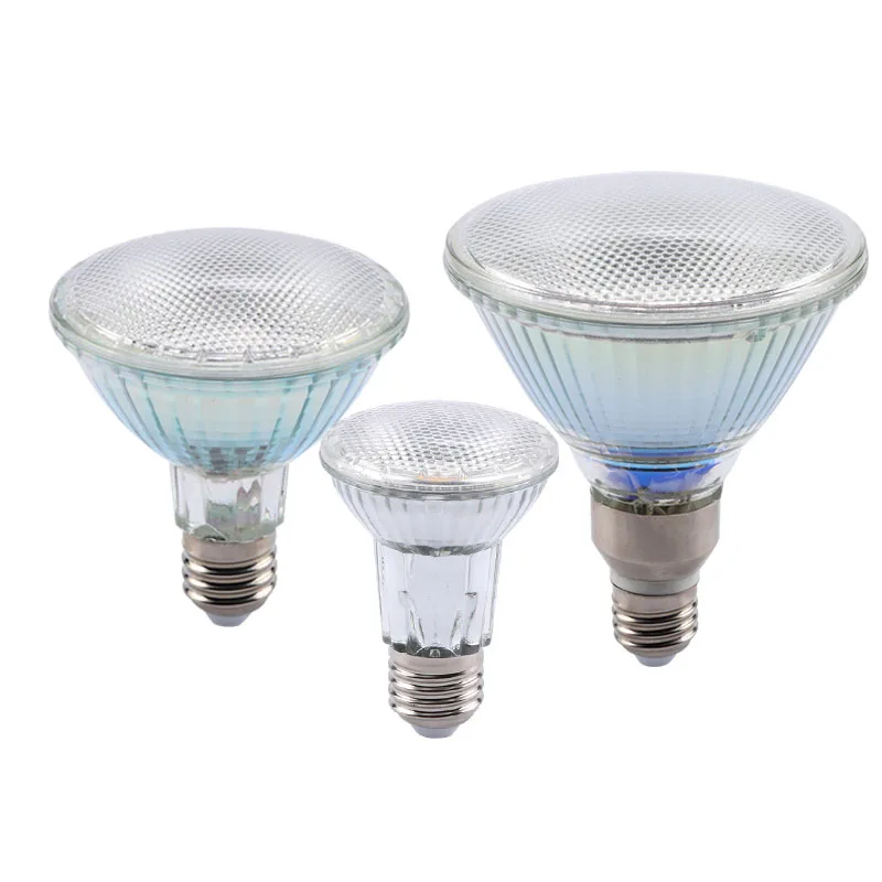 Commercial Diameter 63mm 7W Par20 2700k LED Lighting Spot Light glass material par 38 lamps e27