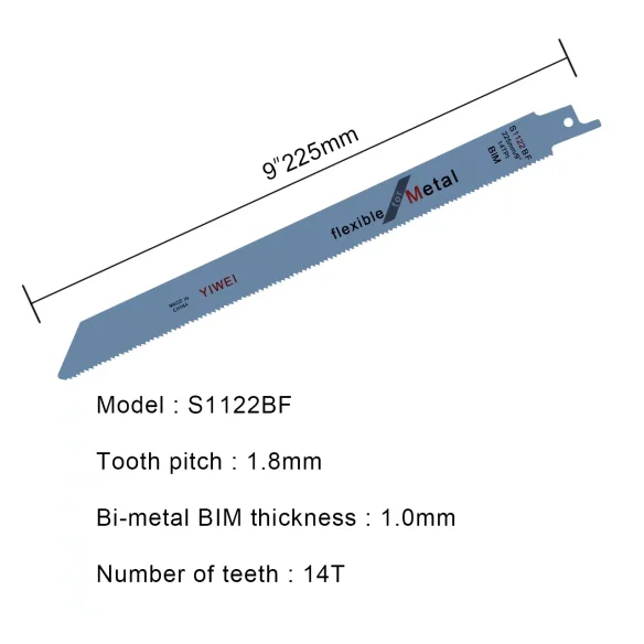 Гибкая насадка для сабельной пилы S1122BF BIM