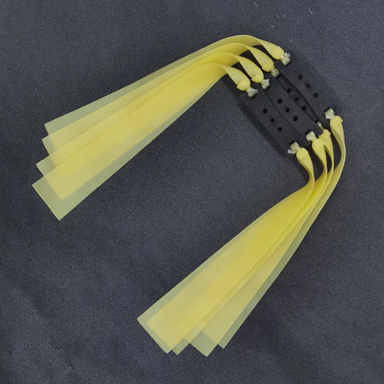 Long telescopic slingshot rubber band elastic rubber tubular bands