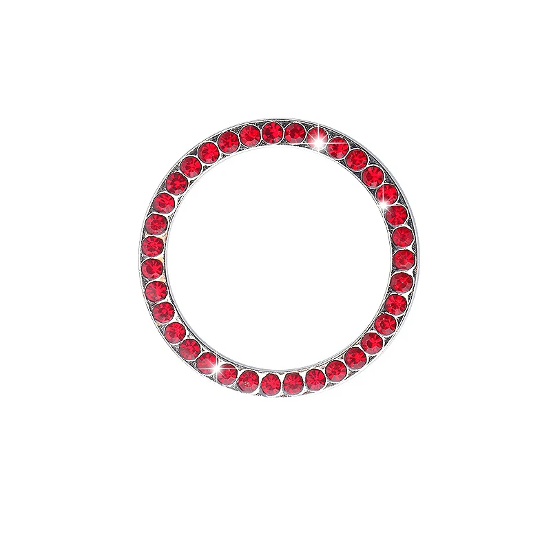Bling Car Accessories Decor Car Start Button Cover Diamond Ring Bling Decorative Car Switch One Button Engine Ring Cover