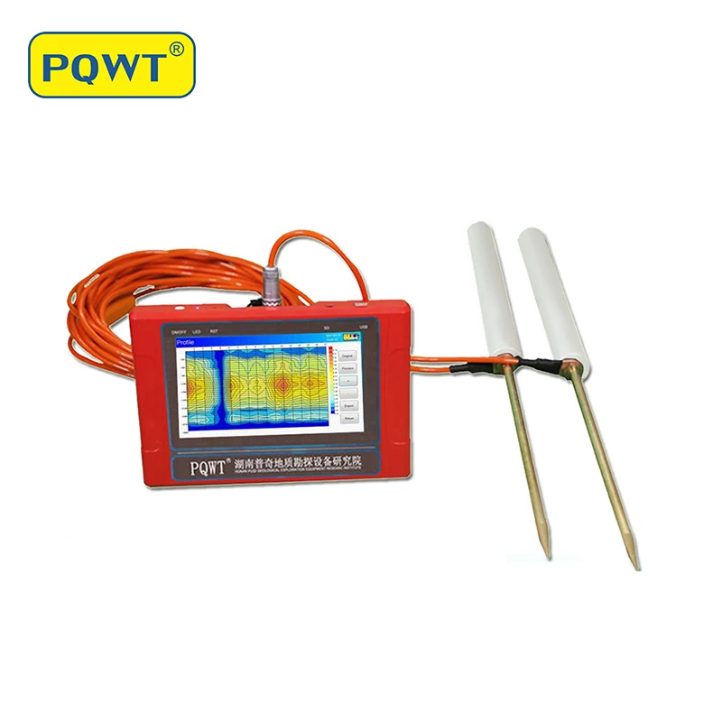 PQWT portable underground water detector water borehole drilling China supplier metal detectors underground water detector price