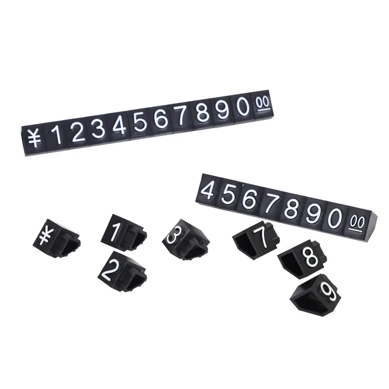 Micro plastic price tag digital tablet jewelry watch price tablet