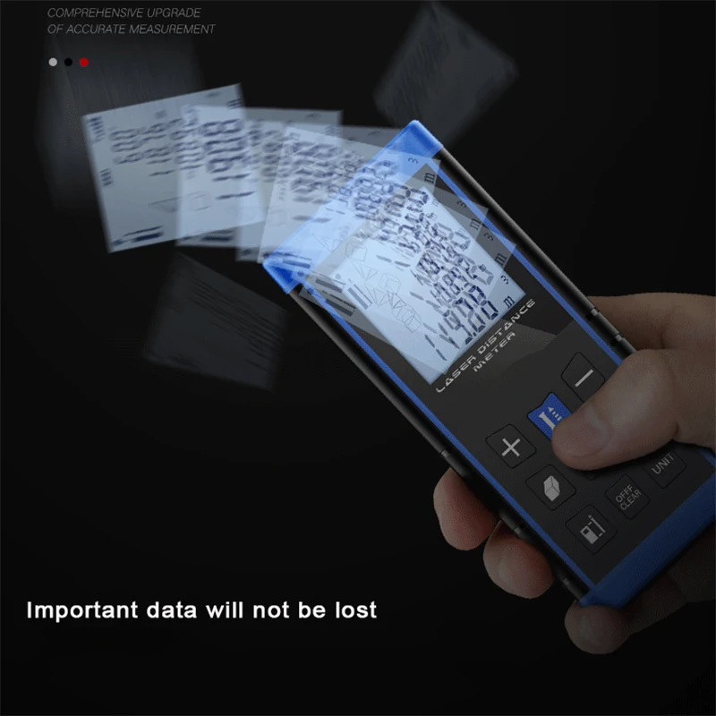 Multi-Function 100m Long Range Laser Distance Meter Mini Digital Length Measuring