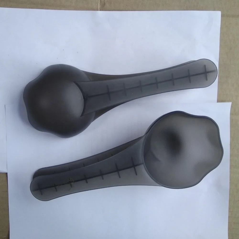 
plastic pet cat dog food scoop with bag clip 