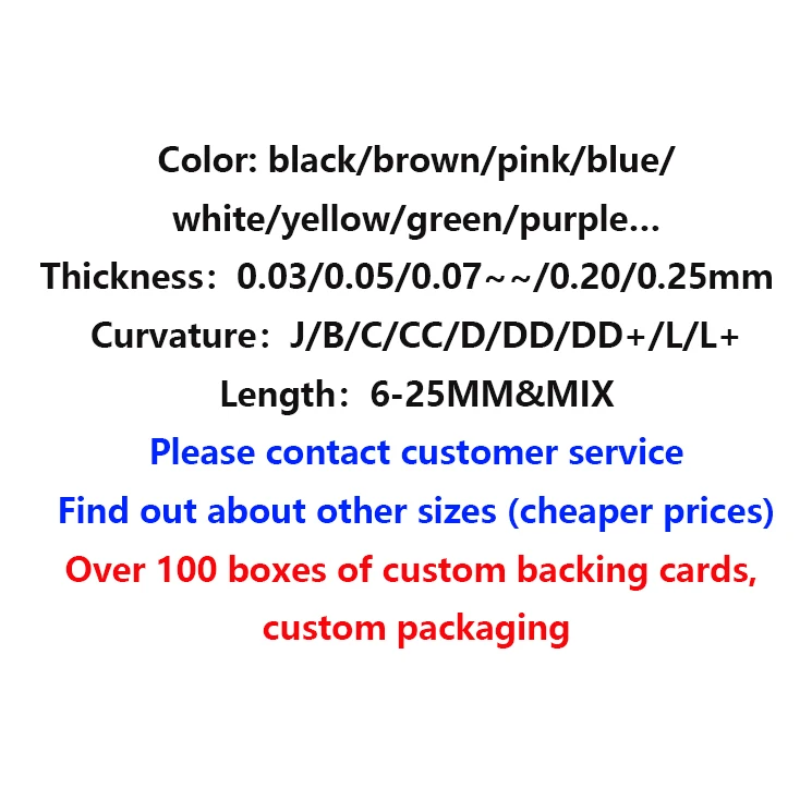 Yucagci Private Label 0.03 0.05 0.07 Korea Silk Faux Mink 3d B Bc C Cc D Dd L Lc Ld M Curl Volume Classic Eyelash Extensions