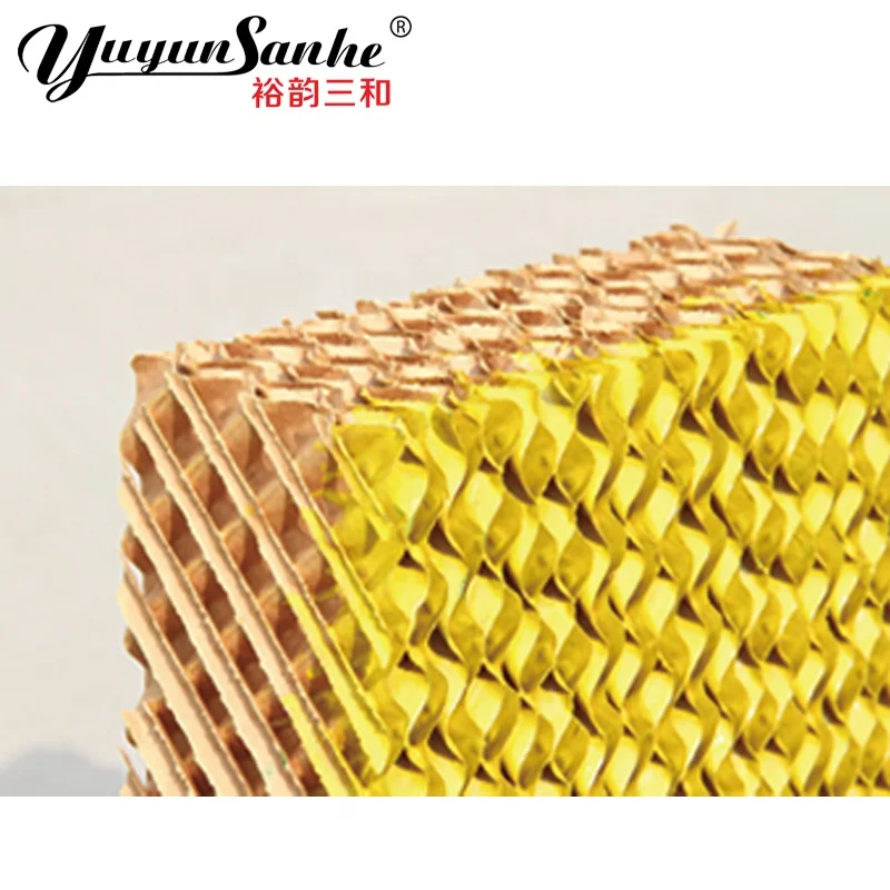 Yuyun Sanhe Evaporative Cooling Pad Celdek Water Pad for Poultry Farm Chicken Pig Cow House Ventilation Cooling System 7090