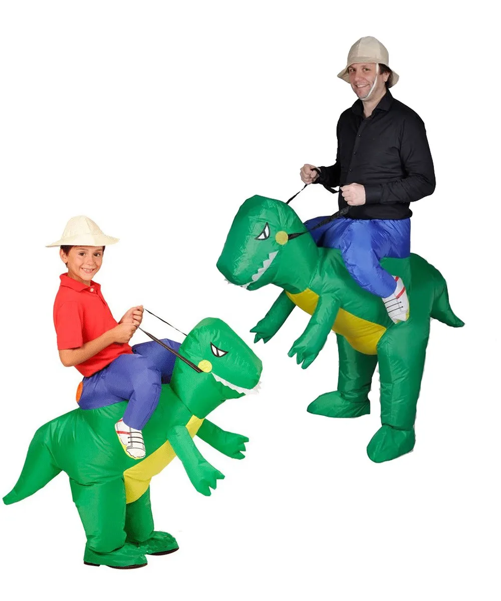 Inflatable Dinosaur T-REX Costume Fancy Dress Halloween Blow up Costumes Adult/Kids Jurassic World Inflatable Dinosaur Costume