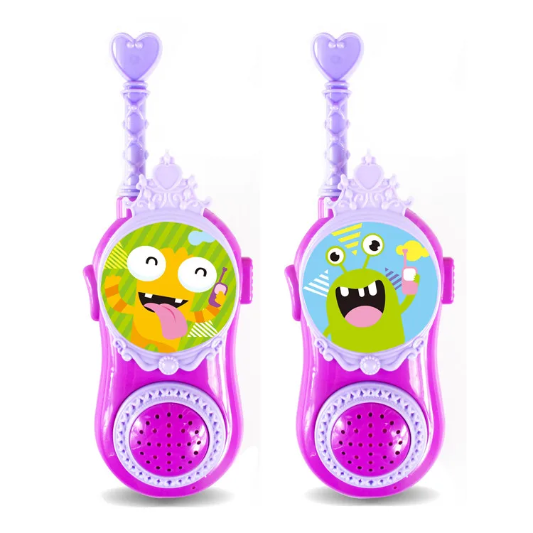 Plastic adventure play set kids toy walkie talkies portable