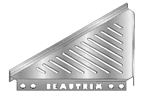 Ningbo Beautrim Stainless steel bathroom and  kitchen shelves placed in the corner of the wall hold  toiletries