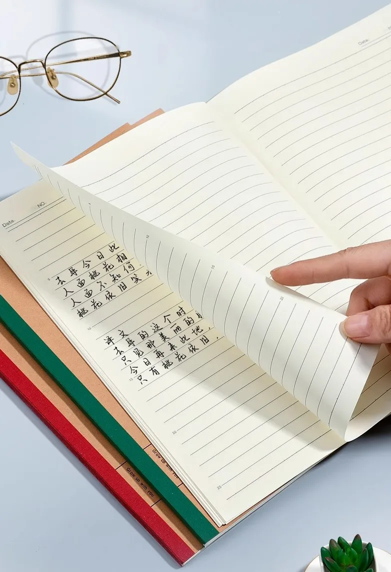 A5 kraft paper office soft cover notebook paper sheets sublimation notebook blank school notebooks wholesale