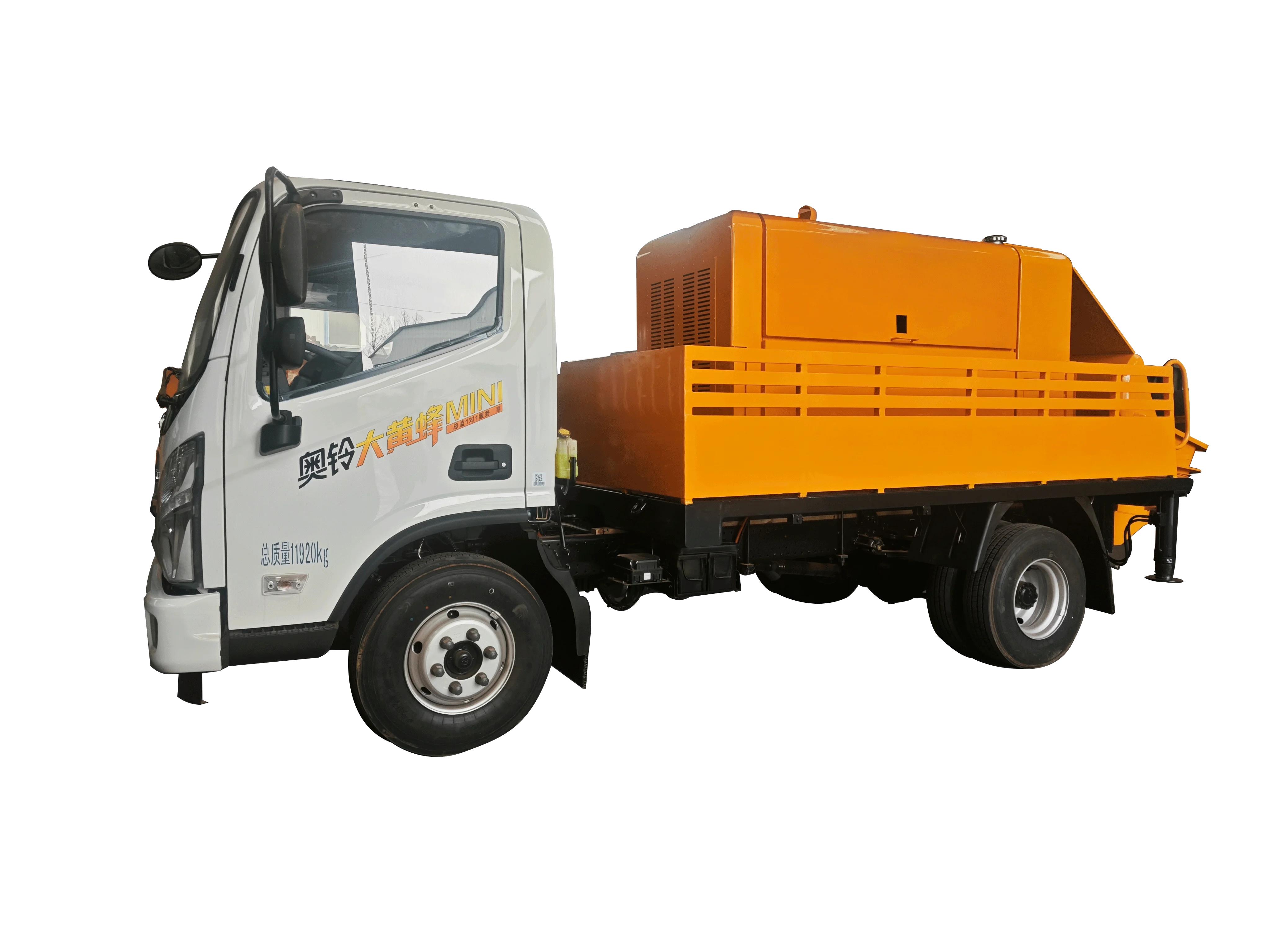 Volumetric Concrete Mixer Trucks with100 hp Liquid Cooled Diesel Engine to Power Mixer