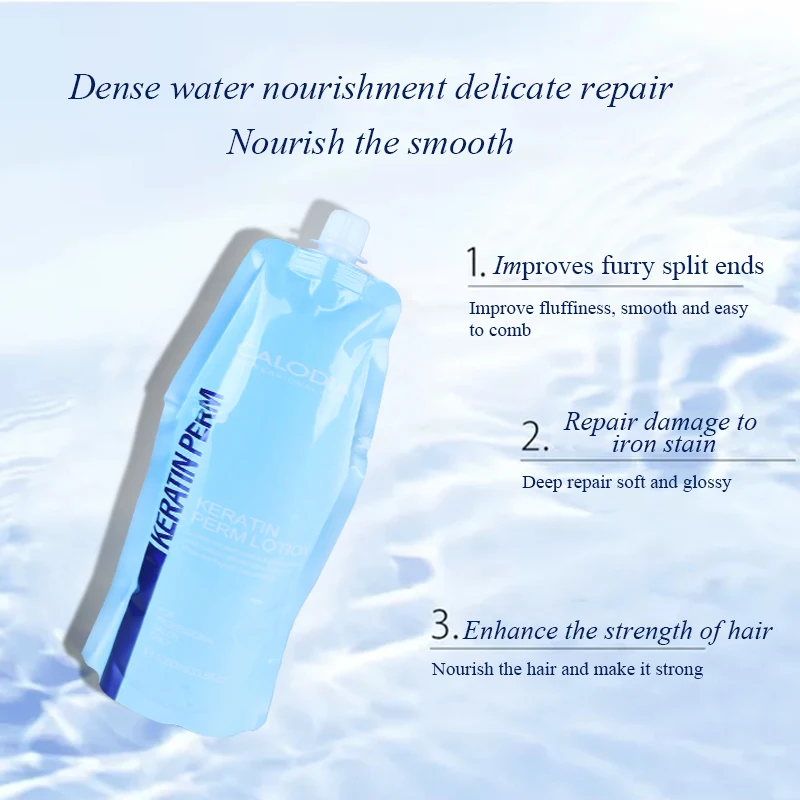 Calodia Most Effective  Keratin Perm 3 in 1 Hair Treatment 1000ML Professional Grade Salon Results