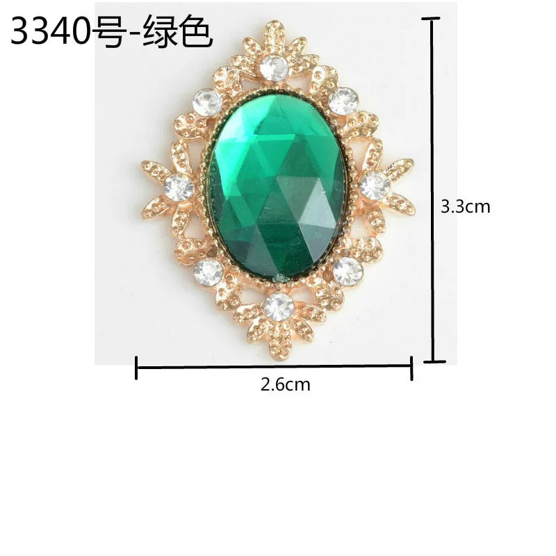 Alloy disc drill button accessories alloy diy accessories fashion accessories