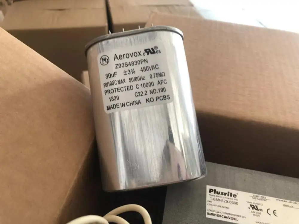 
Plusrite ballast and capacitor for MH1000W metal halide lamp 