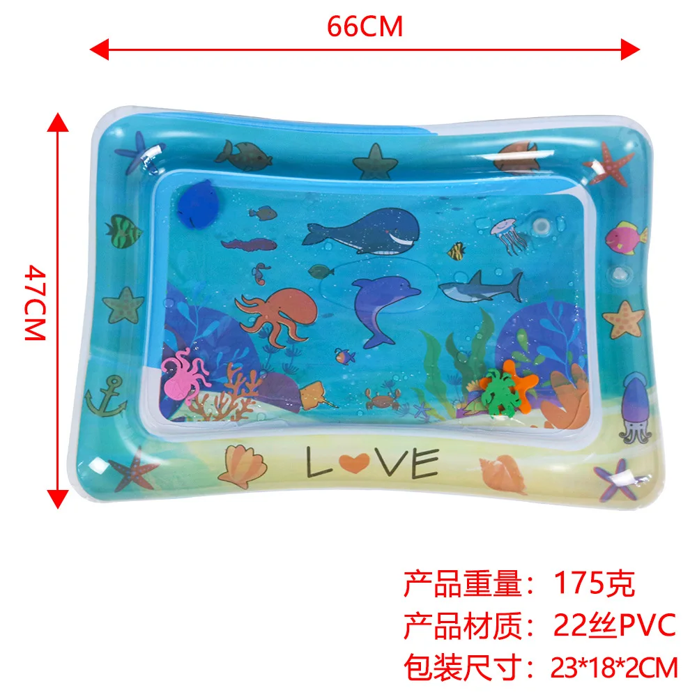 Inflatable Baby Tummy Time Water Play Mat For Children Inflatable Learning Play Mat For Kids Premium Toys
