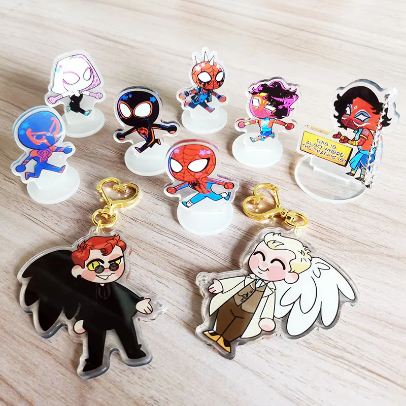 no mold fee Free design your custom die cut uv print figures anime photos logo cute clear acrylic figure stand