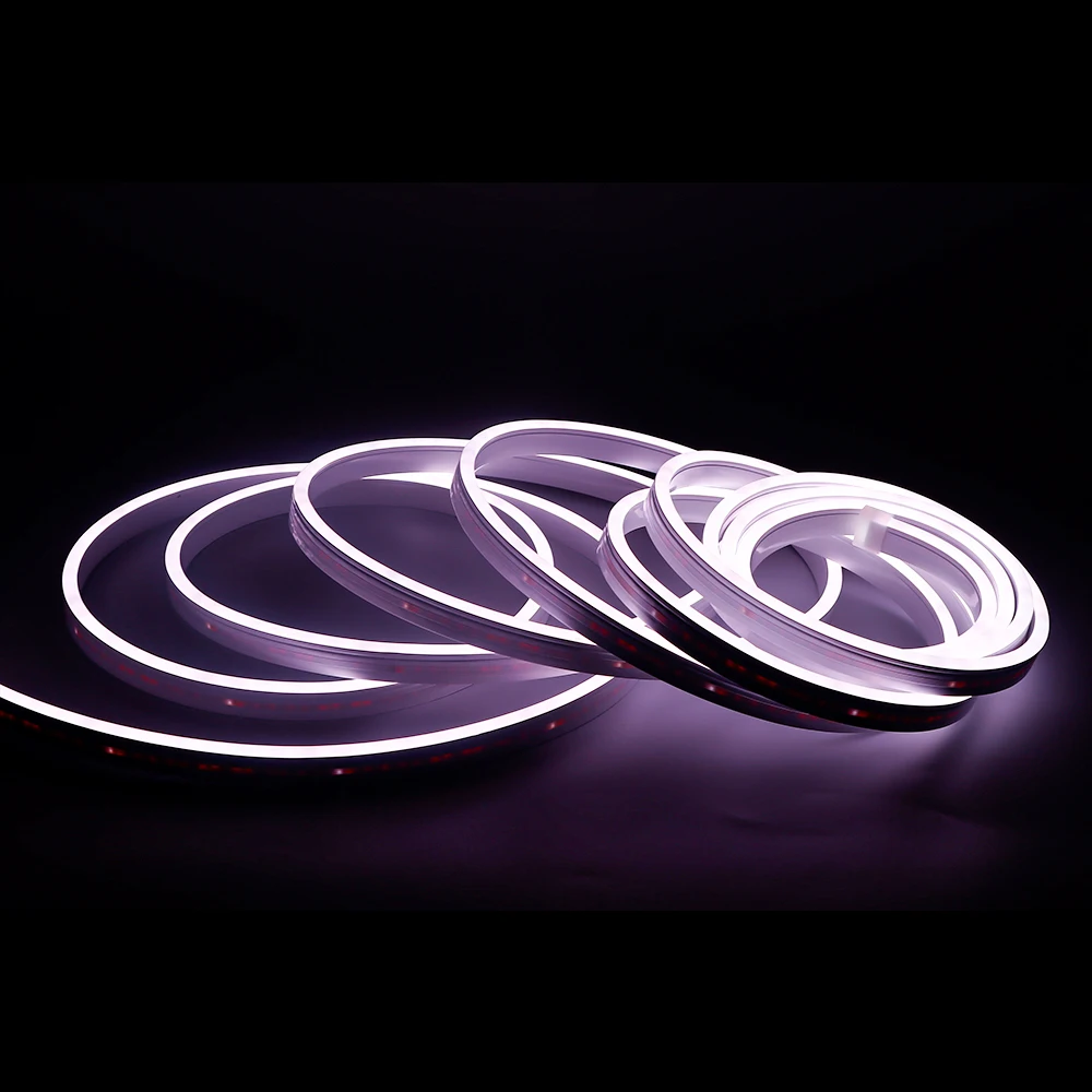 S-модель SPI LED неоновый гибкий RGB вид сбоку 24 В светодиодная Неоновая Гибкая неоновая Светодиодная лента