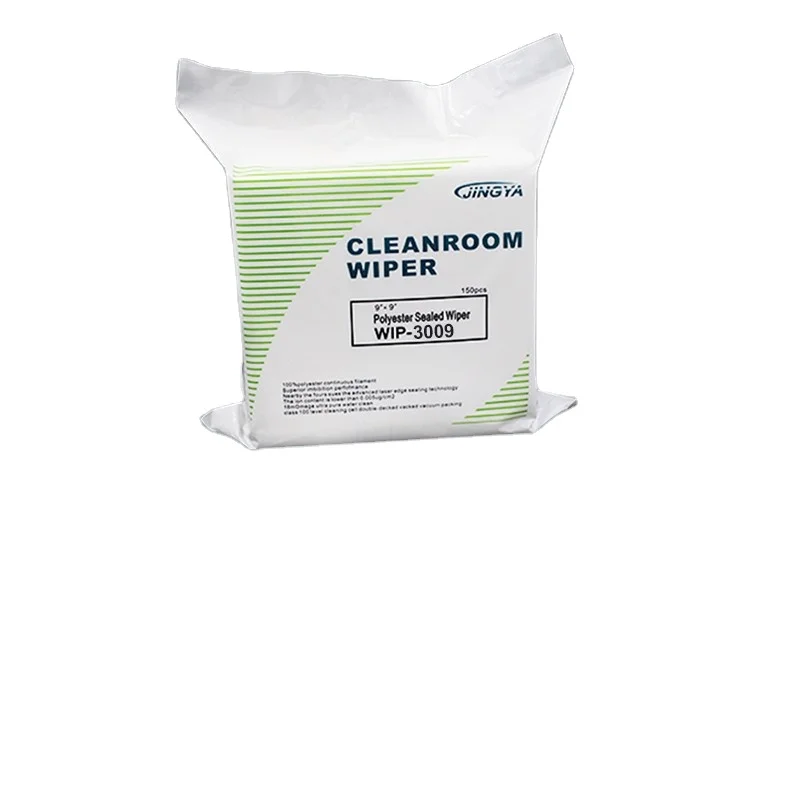 9"x9"/6"x6"/4"x4" 100% polyester cleanroom windshield wipers laser cut dust glass