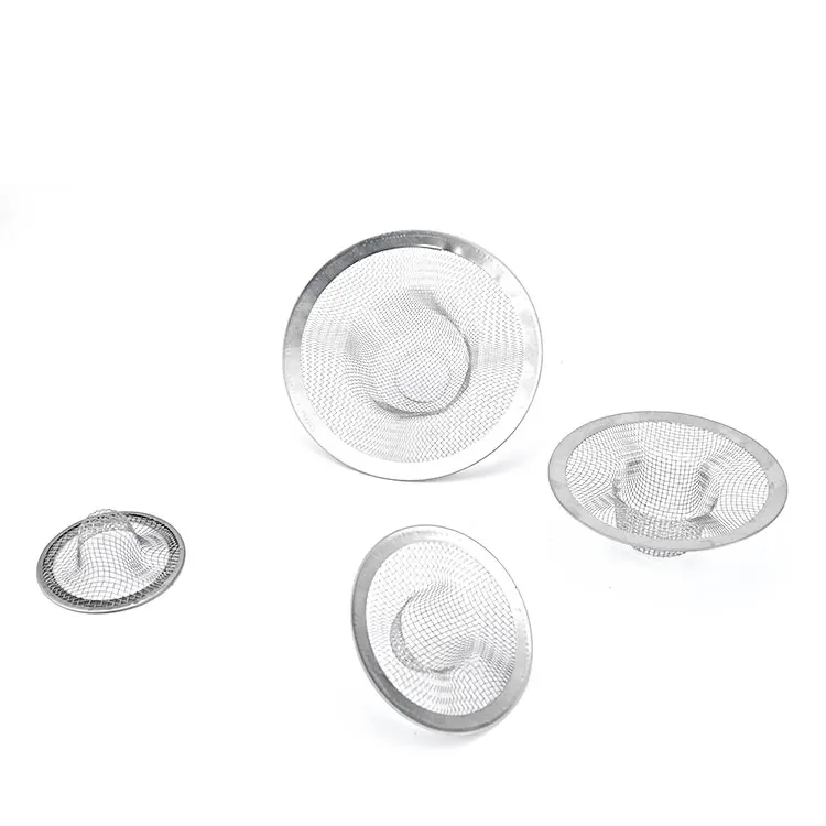 2023 best seller modern OEM logo newest kitchen accessories stainless steel mesh sink strainer