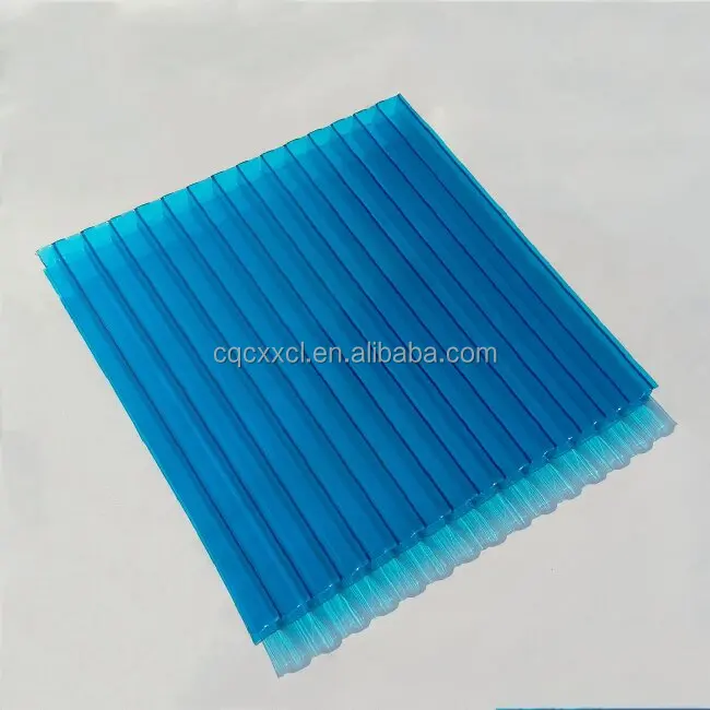 Полый поликарбонатный лист анти УФ пластиковая панель для парникового навеса