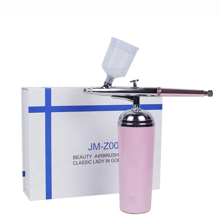 Mini Battery Airbrush Rechargeable Makeup Airbrush Kit Cordless Air Compressor Wireless Cake Airbrush