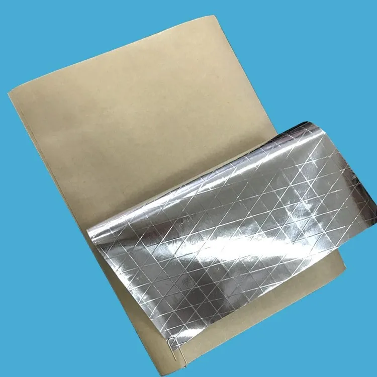 Insulation foil woven cloth laminate kraft paper for attic insulation/surface of the rock wool