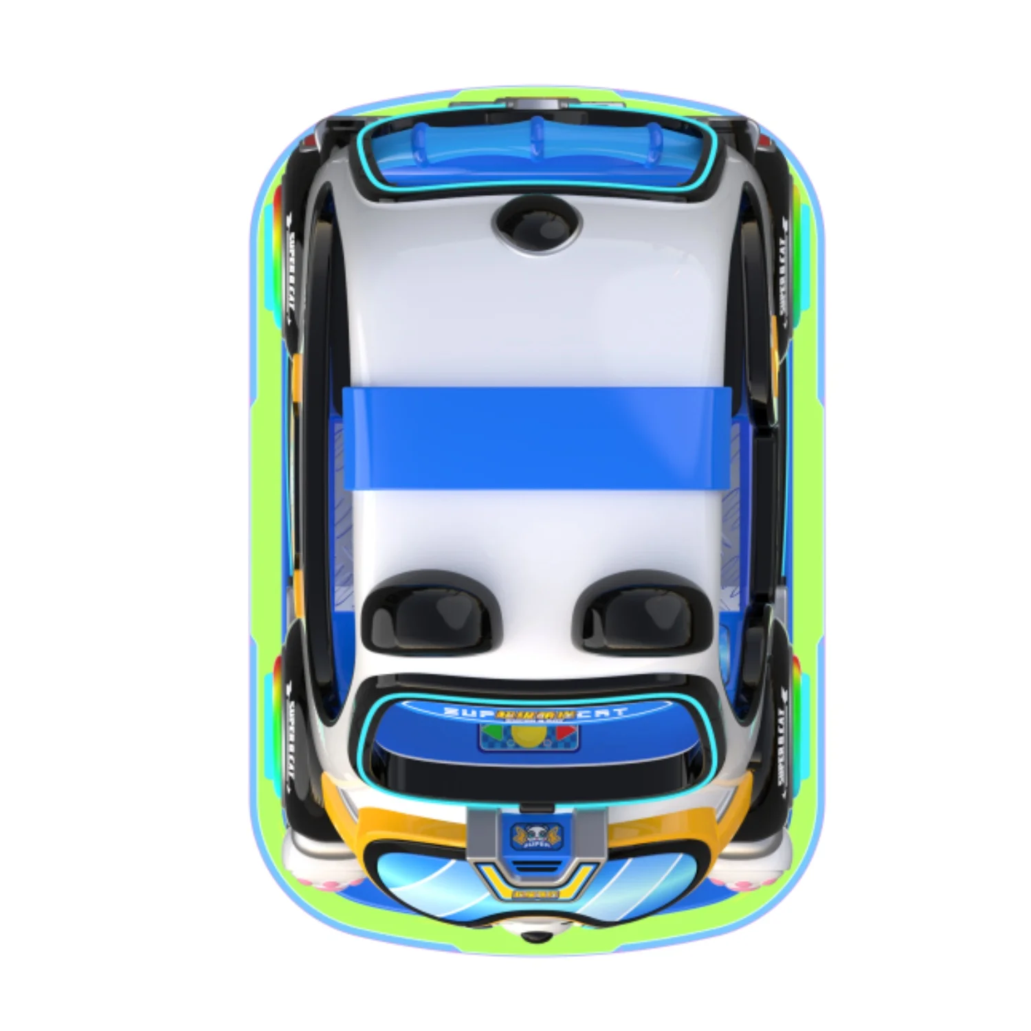 Modern Amusement Park Battery-powered kiddie ride-on Cars 2 Seats Electric Bumper Cars For Chid Luna Park