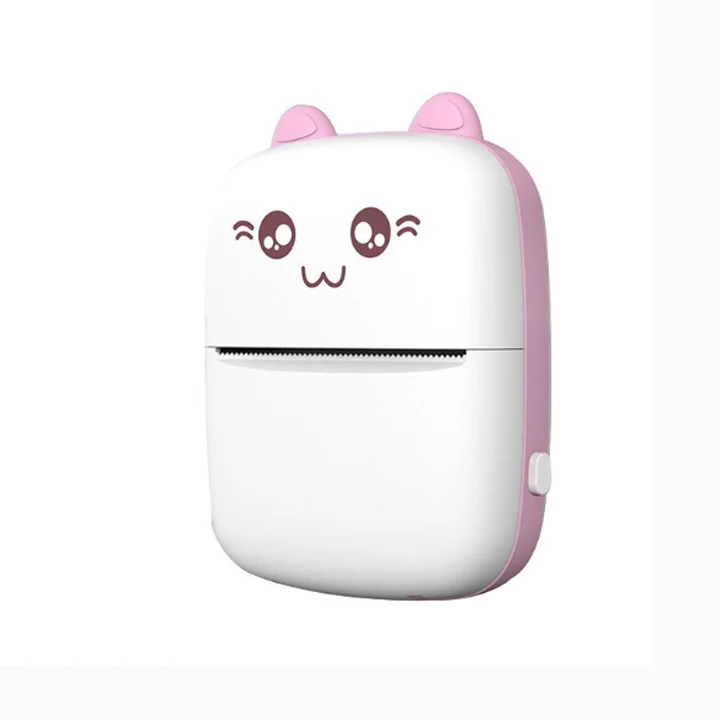 
Manufactured Cartoons Wireless Thermal mini Printer for Learning Materials Photo Printing 57 x 30mm Paper Size 