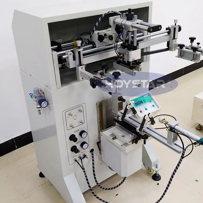 Hoystar GW-3A Plastic Bottles Cylindrical Silk Screen Printing Machine For Sales