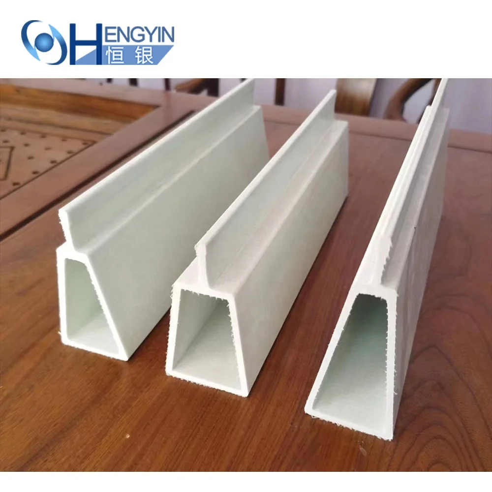 GRP FRP  High bearing capacity support for pig crate flooring fiber glass beam supports