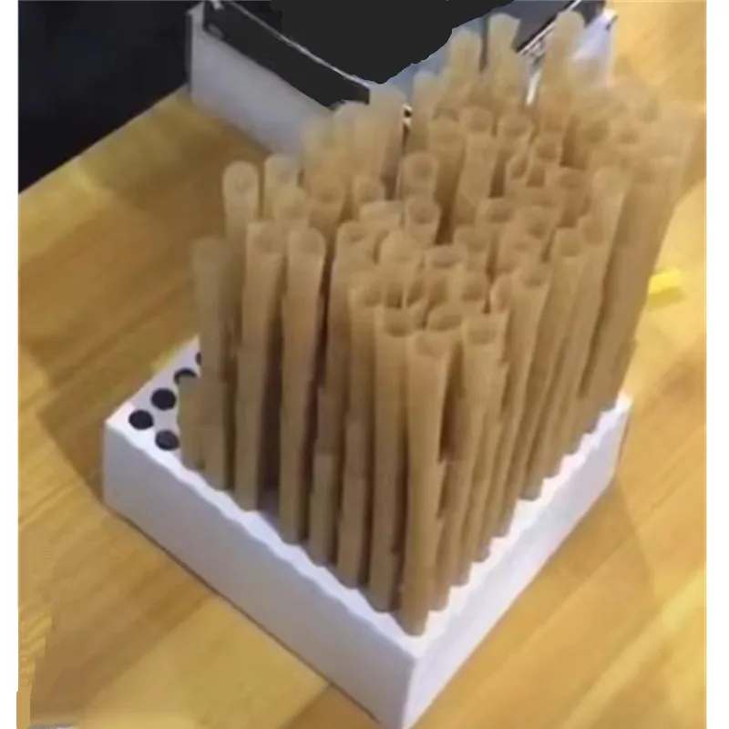 Custom Size Natural  Brown Unbleached Unrefined Fibers Organic Pro Rolled Cones Cigarette Hemp Smoking Rolling Paper With Tips