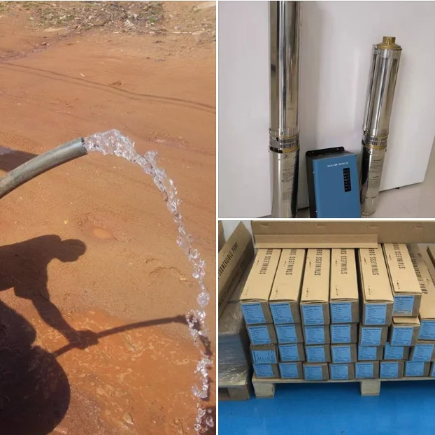 
hober stainless steel 48v 400w solar submersible brushless DC Centrifugal pump 