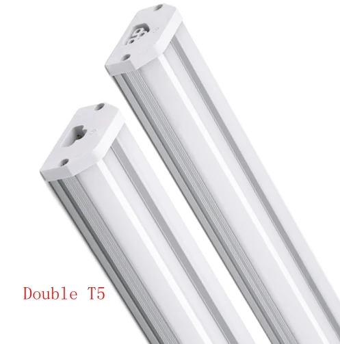 ip20 6000k led tube lamp CE ETL linkable led tubes indoor wupermarket shop warehouse 4ft 8ft T5 double led batten light