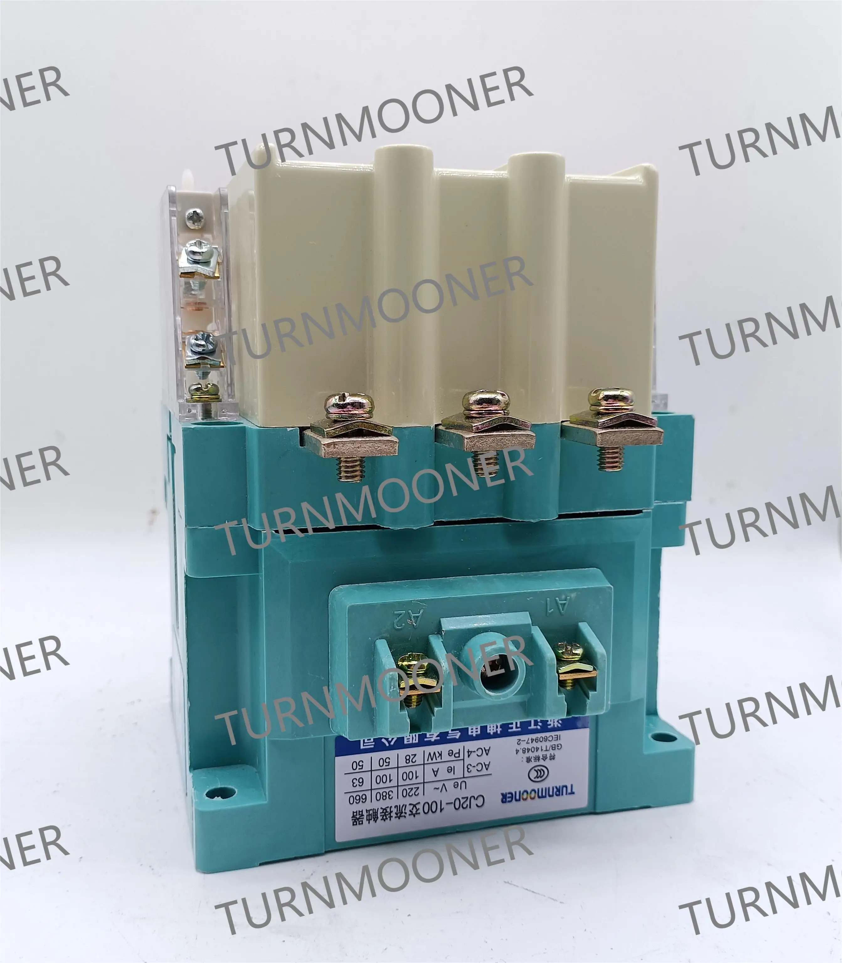 CJ20-100 single phase contactors 100 amp of brand TURNMOONER