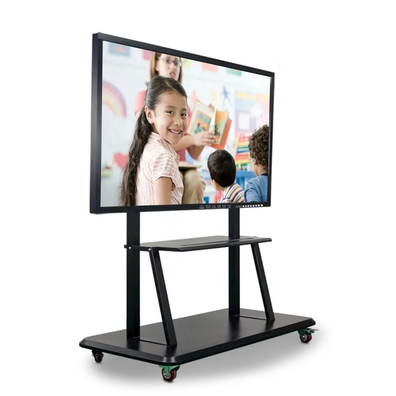 Customized Mobile HD LCD 40 Points Touch Screen Smart Digital Board Interactive Whiteboard For Teaching