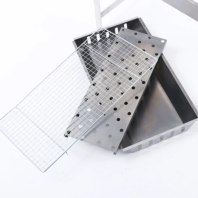 
Large 81cm outdoor portable square charcoal barbecue grill BBQ grills 