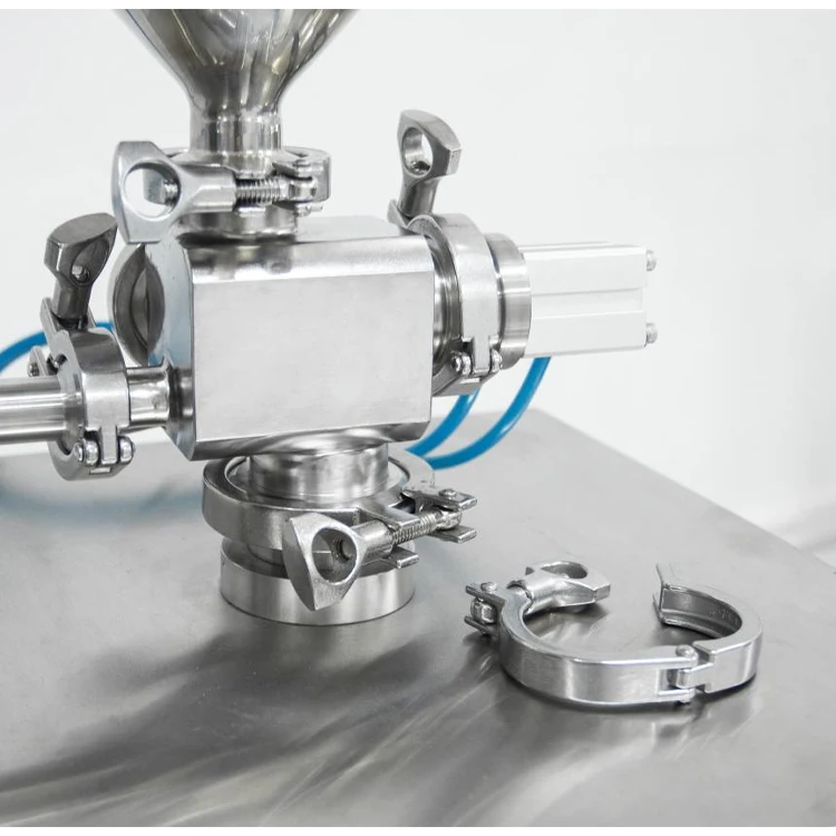 Semi Automatic Pneumatic High Accuracy Ceramic Plunger Pump Syringe Liquid Filling Machine