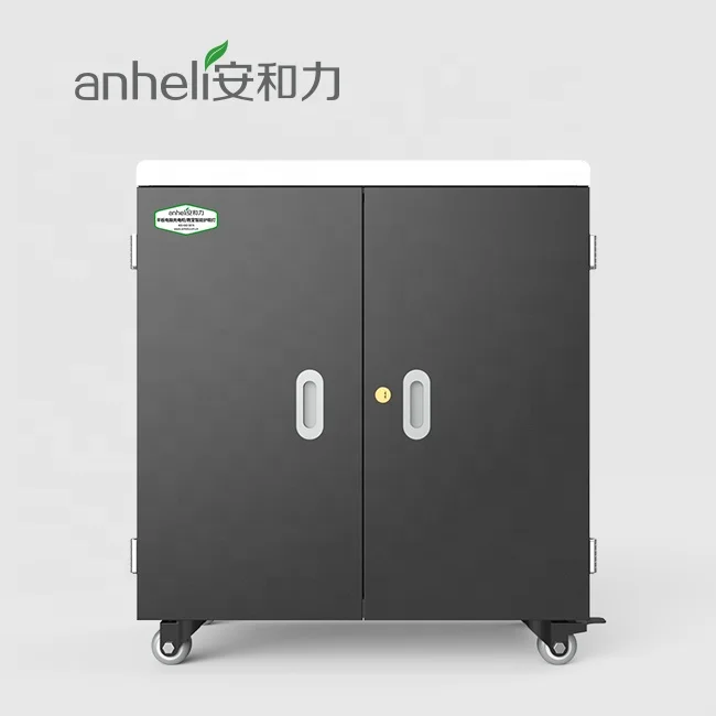 Smart USB tablet charging cabinet 8S security protection charging cart