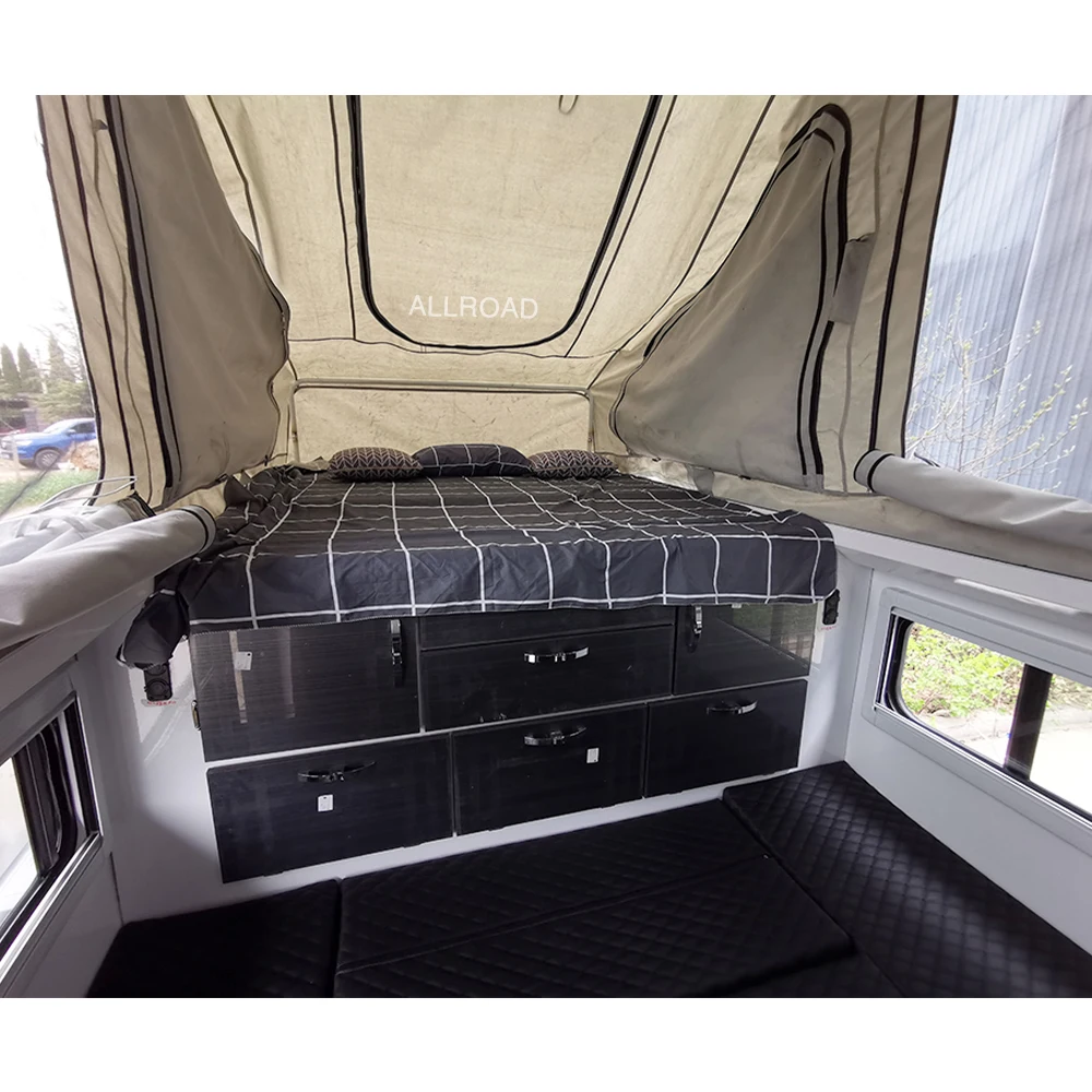  Китай (материк) 4x4 Новые полу внедорожный rv подержанных автомобилей Кемпинг слеза лагерь