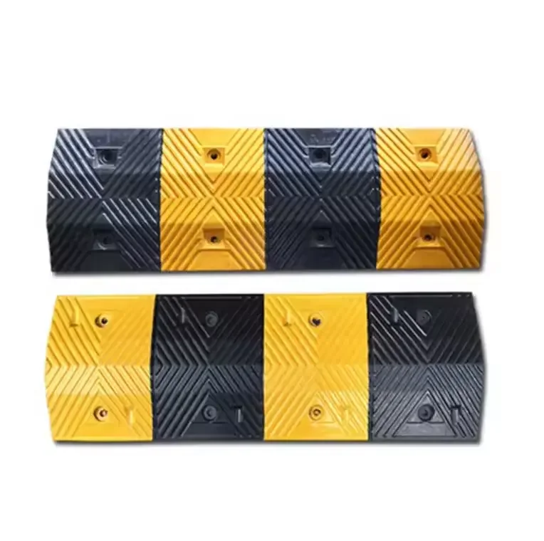 Engineering rubber speed bumps Road speed limit absorber road rubber speed breaker
