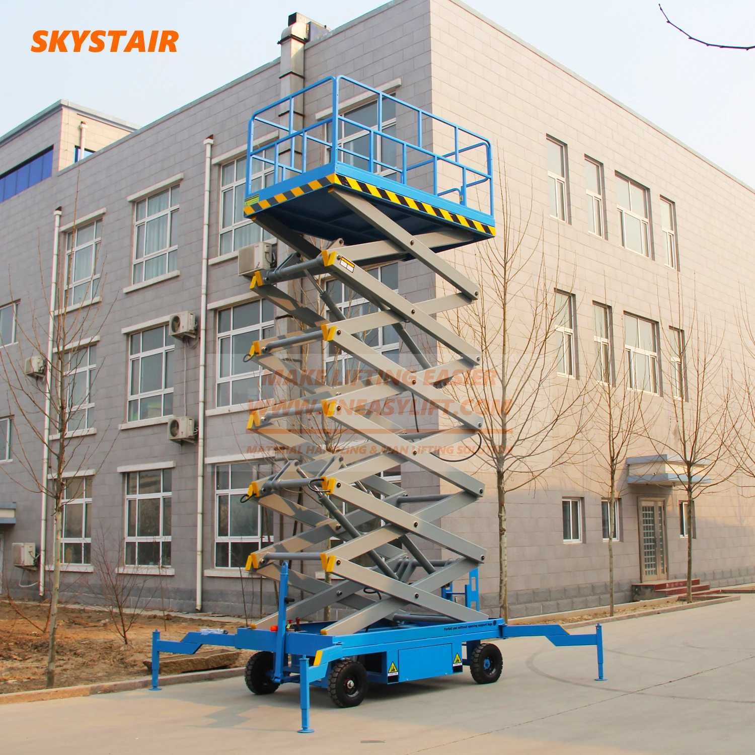  Skystair 6m 9m 11 м 16 электрический ножничный подъемник