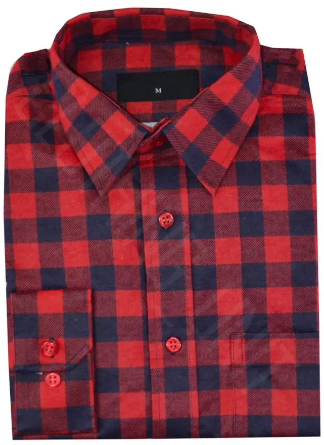 FR Shirts Flame Resistant Light Weight Printed Fire Retardant Plaid Shirt Long Sleeve