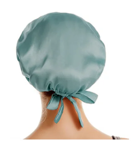 Factory Wholesale Amazon Hot Sale New Arrivals Supporting Customization 19mm Pure Color 100% Mulberry Silk Bonnet With Tie