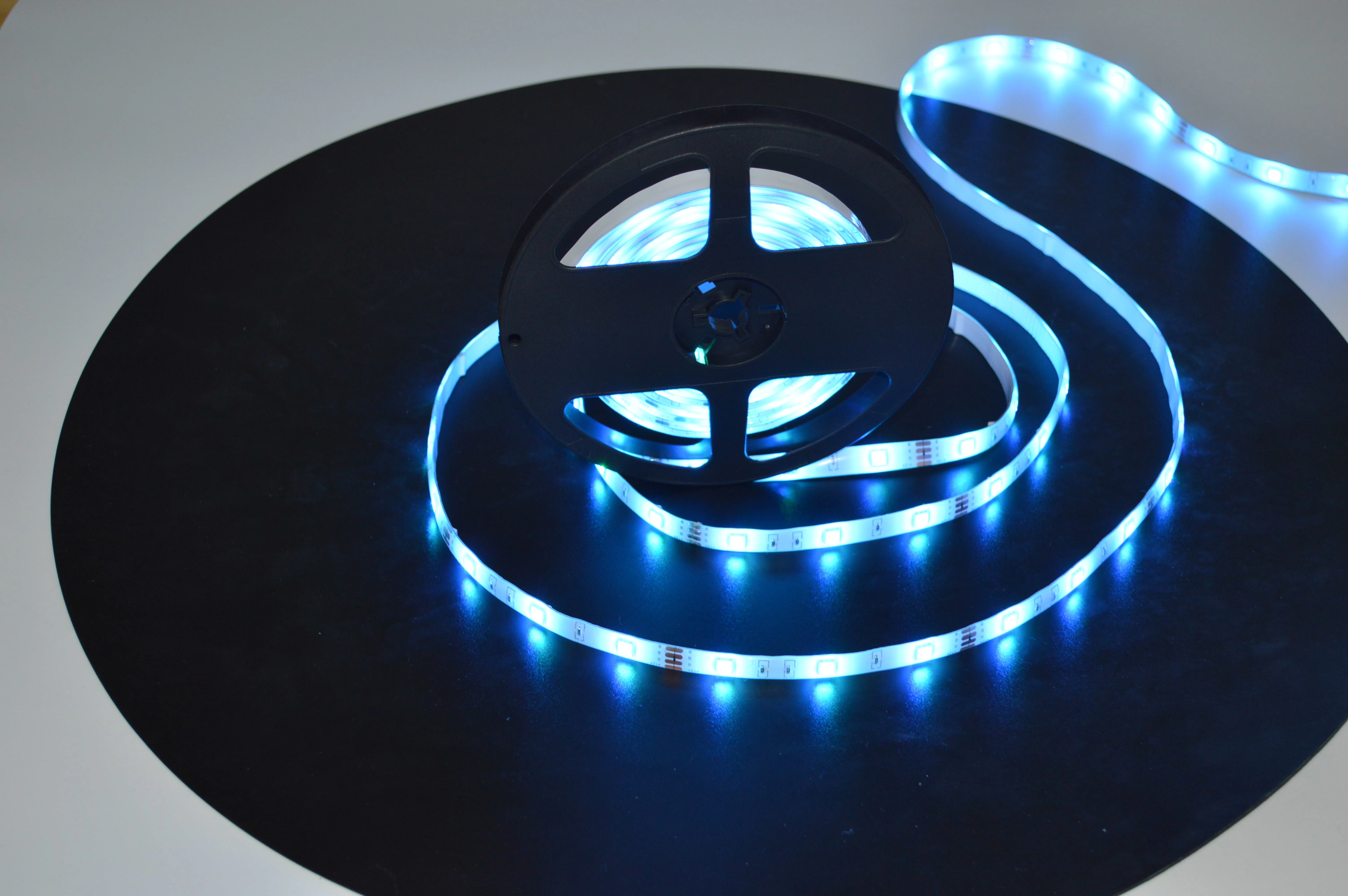 Luces 80 Mini IR Controller RGB LED Strip Light SMD 5050 Light Strip 60leds Per Meter Strisce Led Copper Les 5M DC 12V OEM 30000