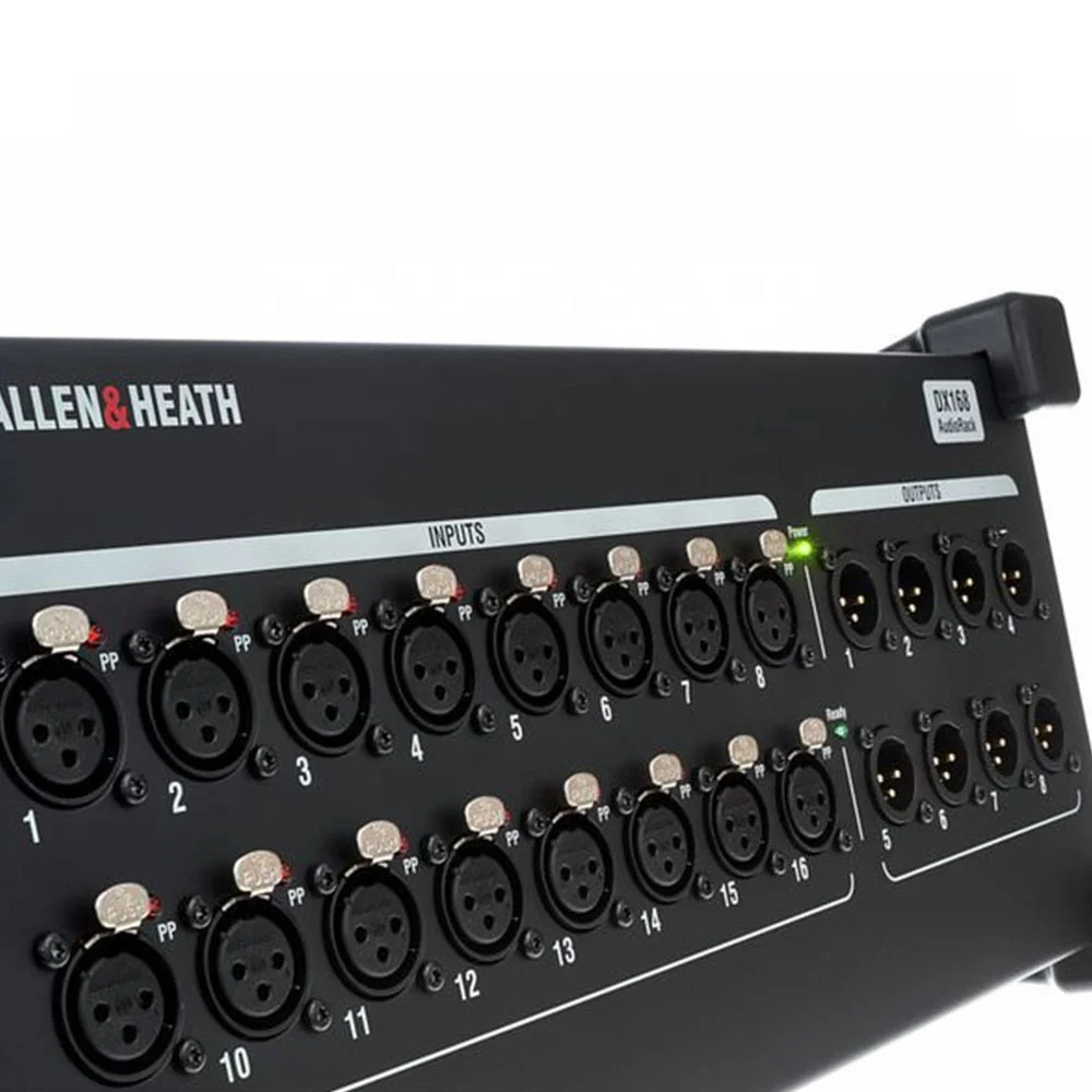 Allen & Heath DX168 Audio Rack Stage Box 16-in / 8-out SQ Series Digital Mixer Pa Systems Portable Expander